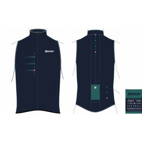 GILET ANTIVENTO SANTINI HERO 1 GILET ANTIVENTO SANTINI HERO