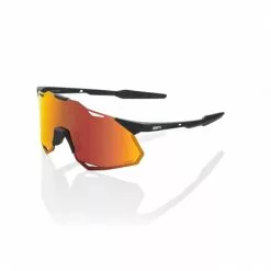 Occhiali 100% HYPERCRAFT XS Soft Tact Black HiPER Red Multilayer Mirror Lens