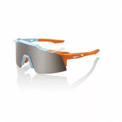 Occhiali 100% SPEEDCRAFT SL Soft Tact Two Tone HiPER Silver Mirror Lens