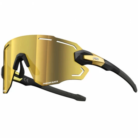 OCCHIALI CICLISMO POWER RACE AVIATOR NERO/GOLD 1 OCCHIALI CICLISMO POWER RACE AVIATOR NERO/GOLD